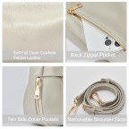 Women's Soft Leather Medium Designer Crossbody Bag