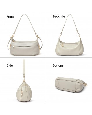 Women's Soft Leather Medium Designer Crossbody Bag