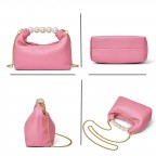 Women's Small Pearl Handle and Removable Tote Bag