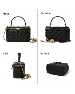 Women's Small Quilted Square Box Bag