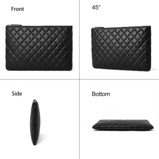 Women's Large Leather Clutch