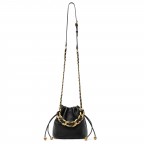 Women's Small Quilted Drawstring Bucket Bag