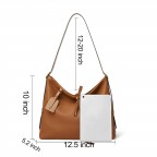 Women's Soft Leather Strap Adjustable Handle Hobo Bag