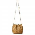 Women's Lambskin Drawstring Bucket Bag