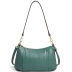 Women's Leather Green Crossbody Bag with Two Removable Shoulder Straps