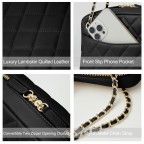 Women's Quilted Lambskin Shoulder Bag