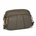 Small Soft Triple Zip Shoulder Tote