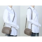 Small Soft Triple Zip Shoulder Tote