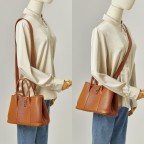Women's Top Leather Tote Bag w/Wide Long Shoulder Strap