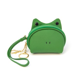 Leather Frog Coin Purse
