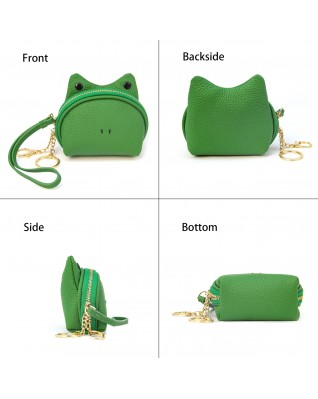 Leather Frog Coin Purse
